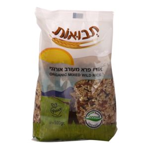 אורז פרא מעורב אורגני